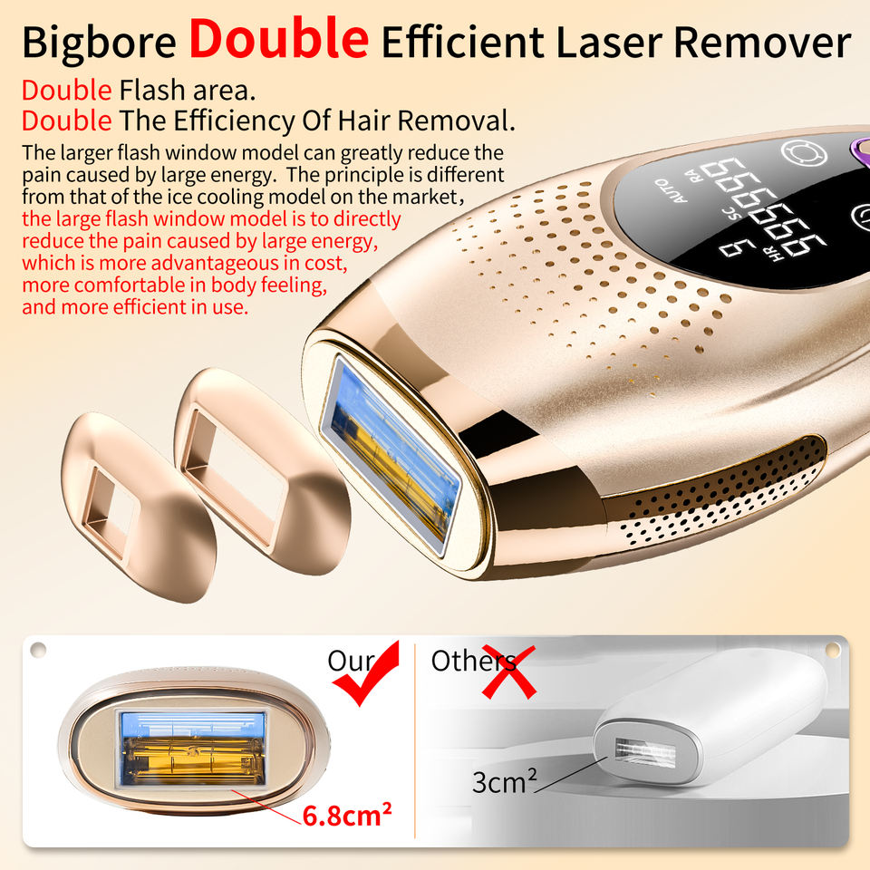 Ice Cold IPL Hair Removal Device