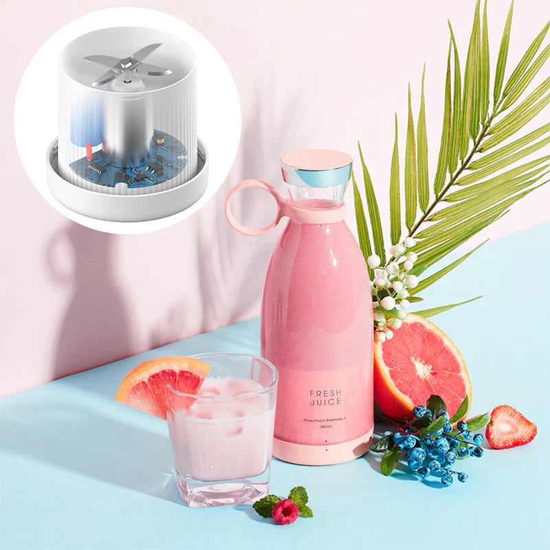 Fresh Juice in Just 30 Seconds – Anywhere, Anytime! USB Rechargeable – Blend On The Move.