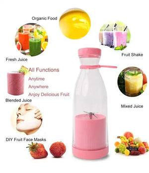 Fresh Juice in Just 30 Seconds – Anywhere, Anytime! USB Rechargeable – Blend On The Move.